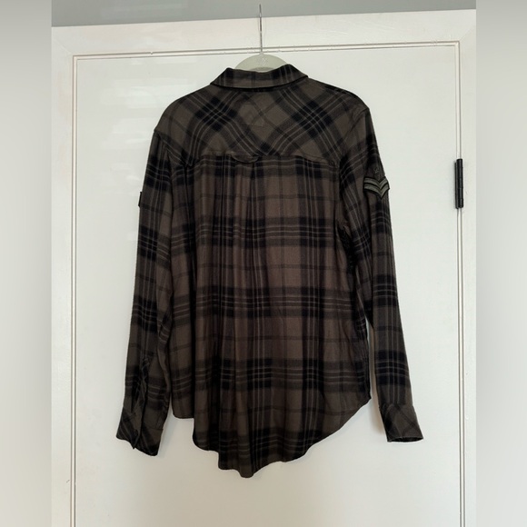 RAILS Women's Pepper Plaid Button Front Shirt Size M - Picture 12 of 13